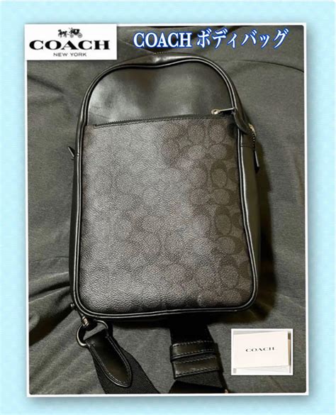 【美品】コーチ Coach ボディバッグ シグネチャー レザー 5japanciaojp