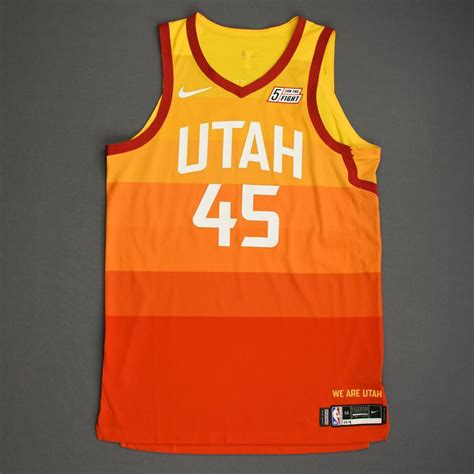 Donovan Mitchell - Utah Jazz - Game-Worn City Edition Jersey - Scored ...