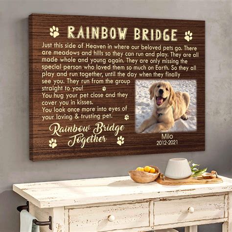 The Rainbow Bridge Poem – Memorial Gifts 4u