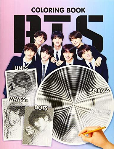 Buy BTS Dots Lines Spirals Waves Coloring Book An Incredible Dots