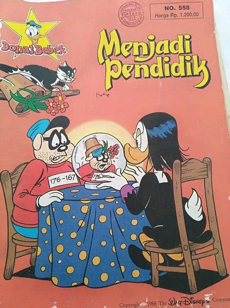 Jual Donal Bebek Tahun 1988 No 558 Menjadi Pendidik Majalah Walt