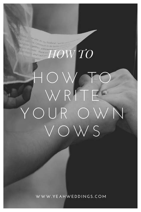 How To Write Wedding Vows Writing Your Own Vows Wedding Programs Vows