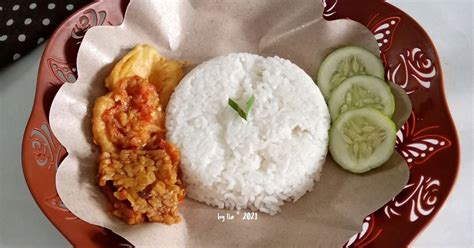 Resep Nasi Tahu Tempe Sambal Bawang Oleh Lia Ariani Cookpad