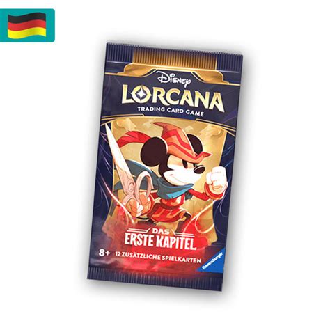 Disney Lorcana Das Erste Kapitel Booster Deutsch Man Of Games