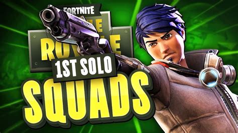 Fortnite 1ST SOLO SQUAD WIN YouTube