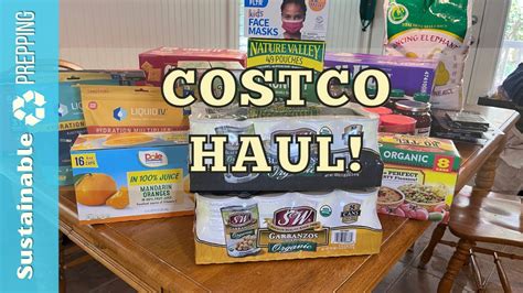 Costco Haul Urban Prepping And Pantry Restock Youtube