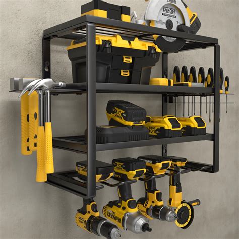 Amazon Cccei Modular Pegboard Rack Power Tool Organizer With