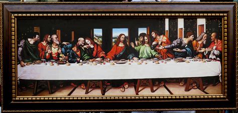 The Last Supper Original Painting By Leonardo Da Vinci Wallpaper