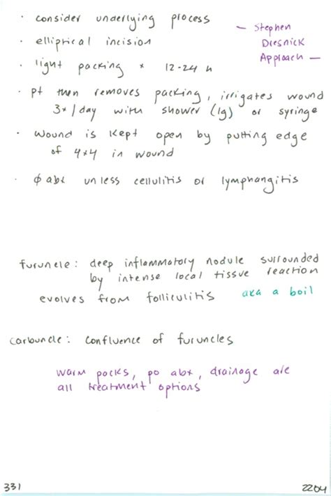 331. Abscess management / What is a furuncle? Carbuncle? – emupdates