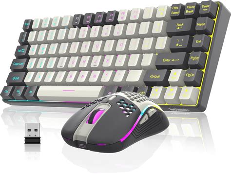 Amazon RedThunder Combo de teclado y mouse inalámbricos K84