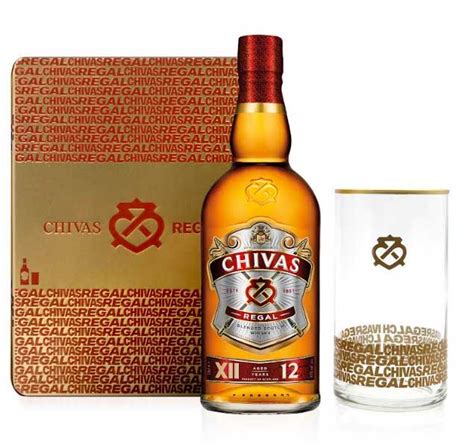 Online Chivas Regal 12 Year Metal Box Glass Whisky Shop Price And Reviews Licorea