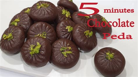 5 Minutes Chocolate Peda Easy Recipe How To Make Chocolate Peda