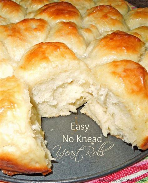 Easy No Knead Yeast Rolls Yeast Rolls Recipe Bread Recipes Homemade Homemade Bread