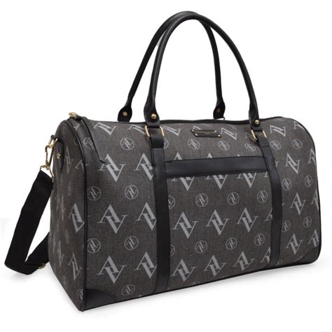 Morningsave Adrienne Vittadini Signature Canvas Weekender