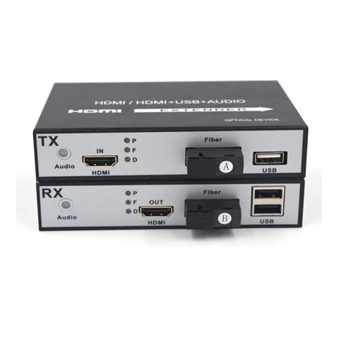 Hdmi Fiber Optic Extenders 1080p Kvm Usb Price And Datasheet