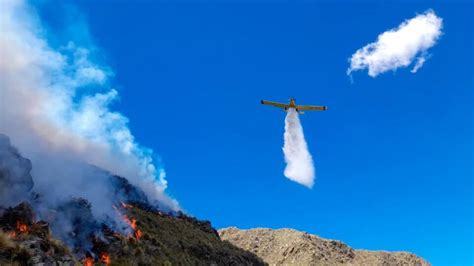 Combaten Un Nuevo Foco De Incendio En Traslasierra Ag Noticias