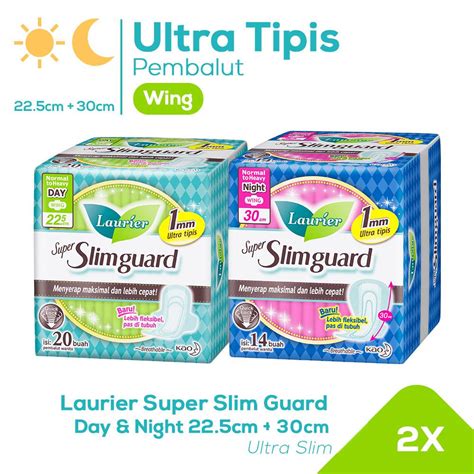 Jual Laurier Super Slimguard Pembalut Wanita Day And Night Package