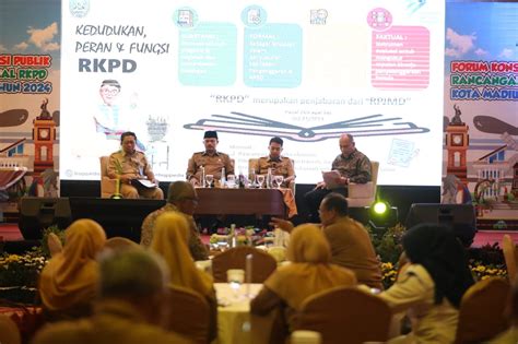 Pemerintah Kota Madiun Gelar Forum Konsultasi Publik Guna Menjaring