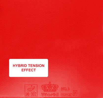 Tuttle World No Hybrid Tension Effect Table Tennis Rubber Custom