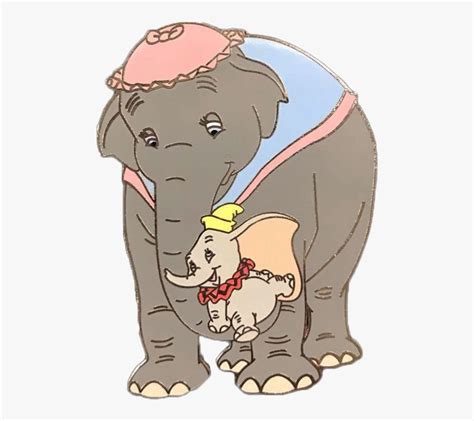 Animal Parents Set Of - Mrs Jumbo And Dumbo , Free Transparent Clipart ...