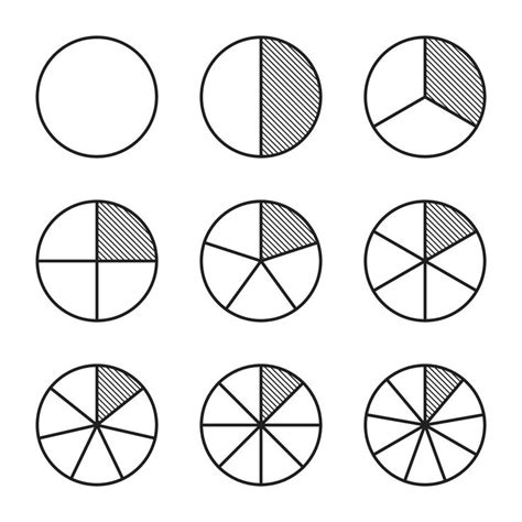 Six Different Types Of Pies Are Shown In Black And White On A White