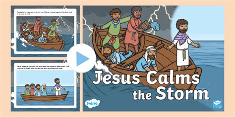 Jesus Calms The Storm Animated Bible Stories Calming The Storm