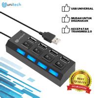 Review ACETECH USB Hub Saklar 4 Port On Off USB HUB 4 PORT ON OFF