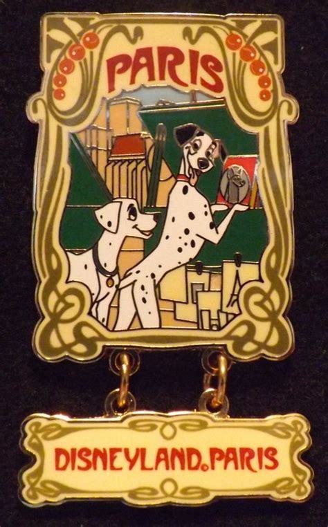 3898 - 101 Dalmatians - Retro Paris Dangle Series - Disneyland Resort ...