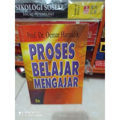 Jual Proses Belajar Mengajar By Oemar Hamalik Shopee Indonesia