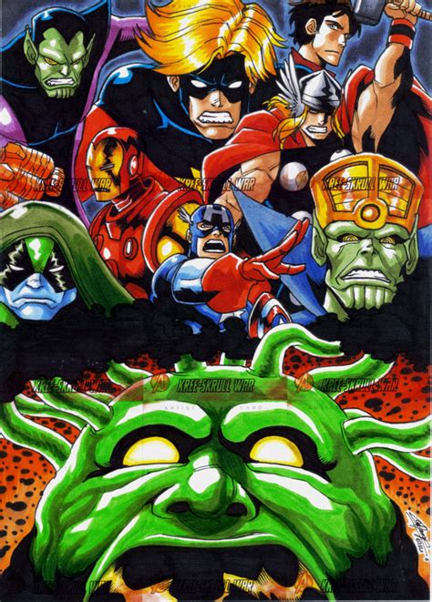 Avengers - Kree Skrull War by eisu on DeviantArt