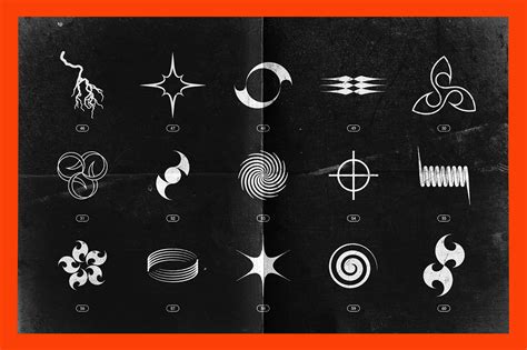 Chrome Vector Abstract Shapes Bundle On Behance