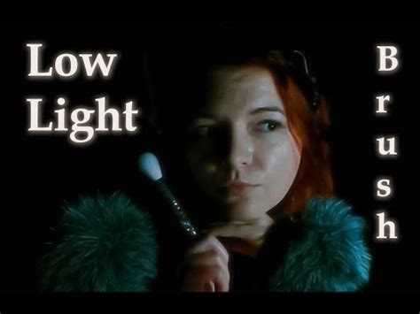 ASMR Low Light Brushing Your Face To Help You Sleep Roleplay Face