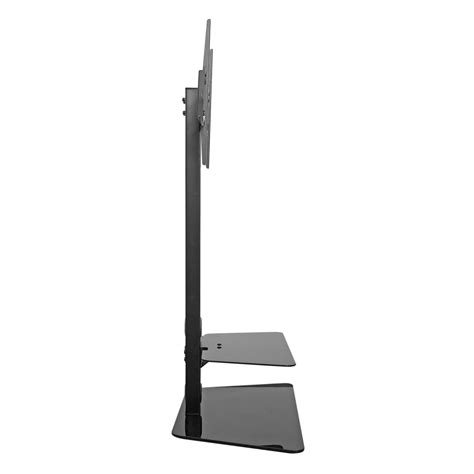 Universal Floor Tv Stand With Mount And Audio Shelf For 32 To 60 Inch ...