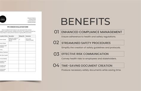 Ppe Vendor Evaluation Form Template In Word Pdf Google Docs