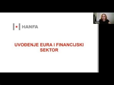 Online predavanje Uvođenje eura i sektor financijskih usluga YouTube