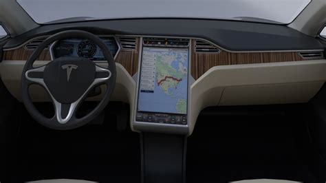 Tesla Model S High Quality Interior 3D Model - TurboSquid 1849207