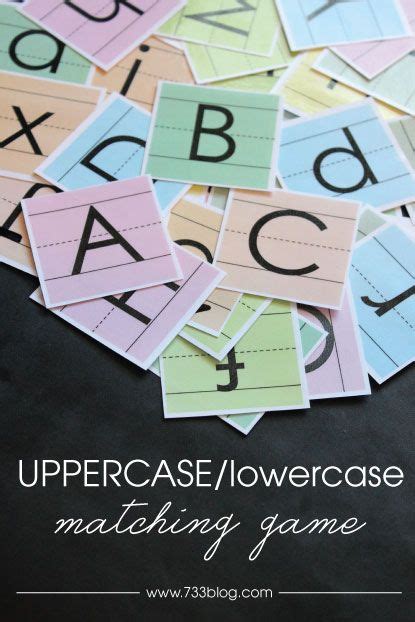 Uppercaselowercase Letter Matching Game