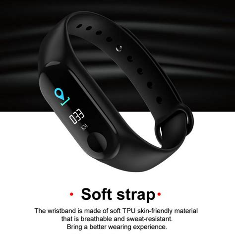 Buy M3 Smart Bracelet Bluetooth Fitness Bracelet Smart Watch Band Sport