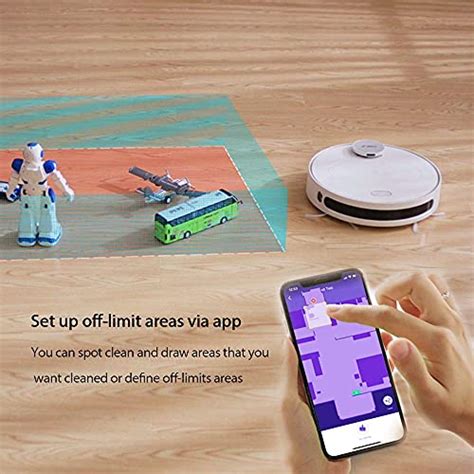 Renewed S Robotic Vacuum Cleaner With Wet Mopping Function App