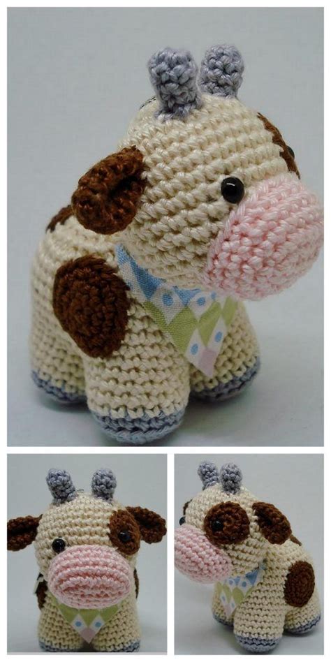 Rose And Lily Amigurumi Crochet Squishy Cow Free Crochet