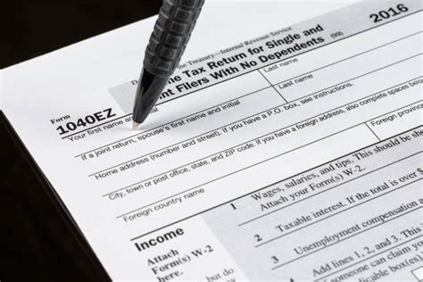 1040ez 1040 Tax Form Ez Tax Form Stock Photos Pictures And Royalty Free