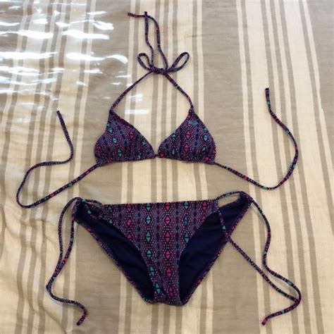 Roxy Swim Roxy Triangle Bikini Set Poshmark