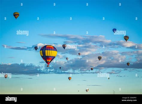 Albuquerque Hot Air Balloon Fiesta Stock Photo Alamy