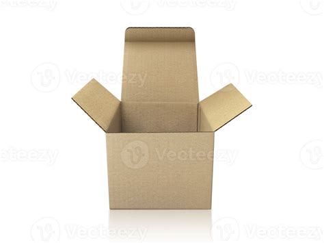 Open Empty Cardboard Box Transparent Background Png