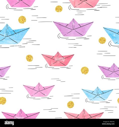 Watercolor Boats Stock Vector Images Alamy