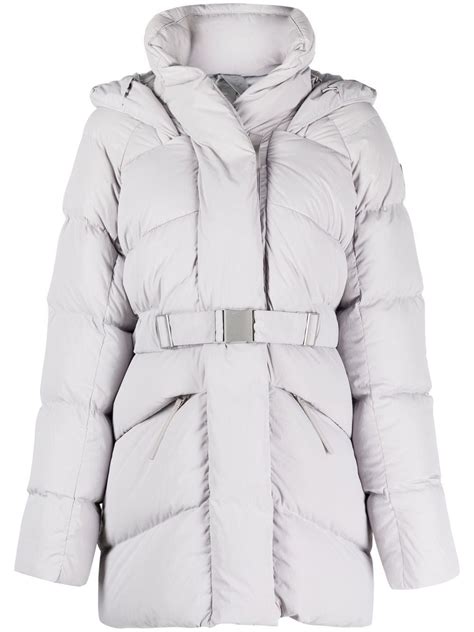 Canada Goose Belted Padded Down Jacket Farfetch