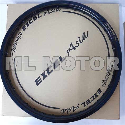 1pc Only Takasago Excel Asia Alloy Rim 160x21 Black 100 Original