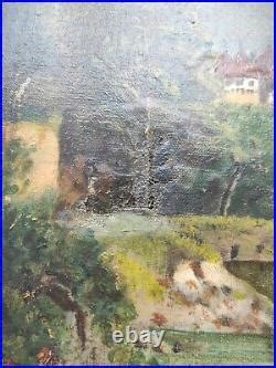 Huile Sur Toile Blog Archive Tableau Peinture Ancienne Huile Sur