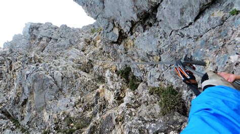 Klettersteig Urlaub 2 Besteigung der Roten Flüh dissplace