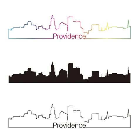 Providence skyline Vector Art Stock Images | Depositphotos